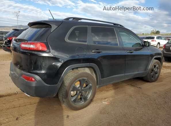 1C4PJMAS0HW568809 2017 JEEP CHEROKEE Black Tył prawy