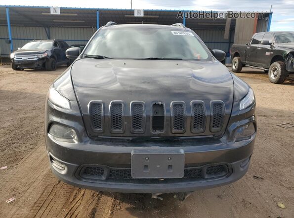 1C4PJMAS0HW568809 2017 JEEP CHEROKEE Black Widok z przodu