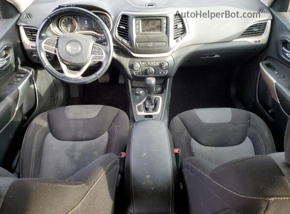 1C4PJMAS0HW568809 2017 JEEP CHEROKEE Black Widok deski rozdzielczej