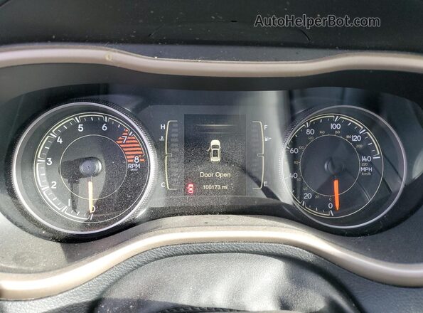 1C4PJMAS0HW568809 2017 JEEP CHEROKEE Black Widok zestawu wskaźników