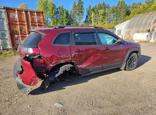 1C4PJMBX0LD656645 2020 JEEP CHEROKEE Burgundy Rear right