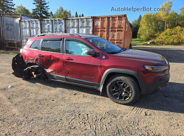 1C4PJMBX0LD656645 2020 JEEP CHEROKEE Burgundy Front right