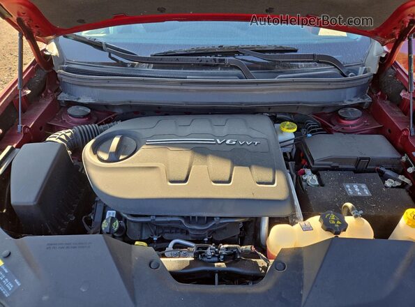 1C4PJMBX0LD656645 2020 JEEP CHEROKEE Burgundy Engine compartment view