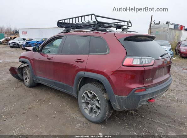 1C4PJMBX2LD531372 2020 JEEP CHEROKEE Maroon Հետևի ձախ