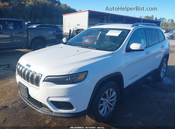 1C4PJMCB0LD634681 2020 JEEP CHEROKEE White Առջևի ձախ երեք քառորդ տեսարան