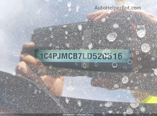 1C4PJMCB7LD520516 2020 JEEP CHEROKEE Red Vista del compartimento del motor