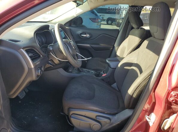 1C4PJMCB9LD612095 2020 JEEP CHEROKEE Maroon Widok wnętrza z przodu