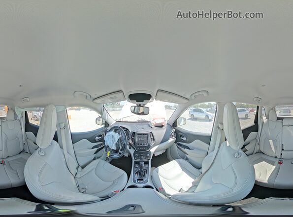 1C4PJMDX0LD573522 2020 JEEP CHEROKEE White Vista interior de 360 grados