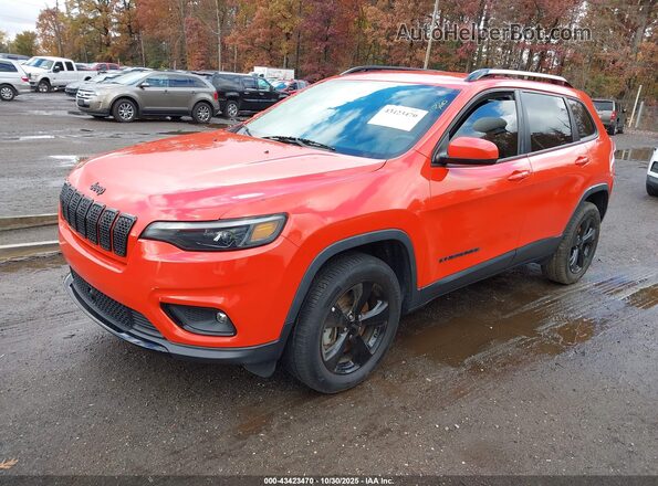 1C4PJMLBXMD142502 2021 JEEP CHEROKEE Orange Przód lewy