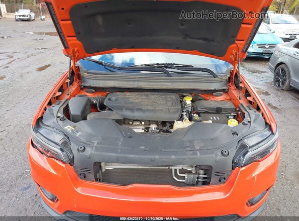 1C4PJMLBXMD142502 2021 JEEP CHEROKEE Orange Widok z tyłu