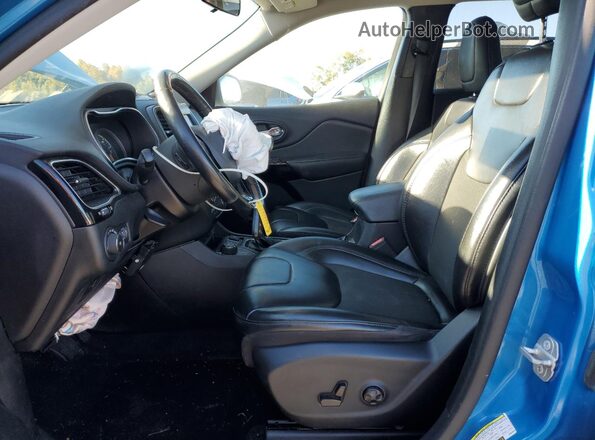1C4PJMLX8LD523873 2020 JEEP CHEROKEE Blue Vista interior delantera