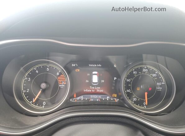 1C4PJMMB9PD110059 2023 JEEP CHEROKEE White Instrument cluster view