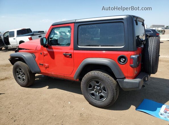 1C4PJXAN2SW545261 2025 JEEP WRANGLER Red უკანა მარცხენა