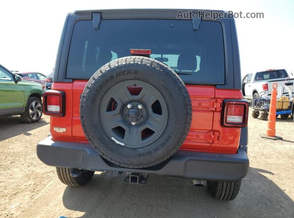 1C4PJXAN2SW545261 2025 JEEP WRANGLER Red უკანა ხედი