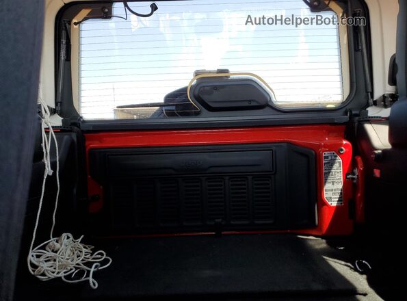 1C4PJXAN2SW545261 2025 JEEP WRANGLER Red უკანა სავარძლების ხედი