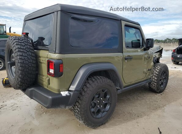 1C4PJXAN6SW508794 2025 JEEP WRANGLER Green Задня права чверть