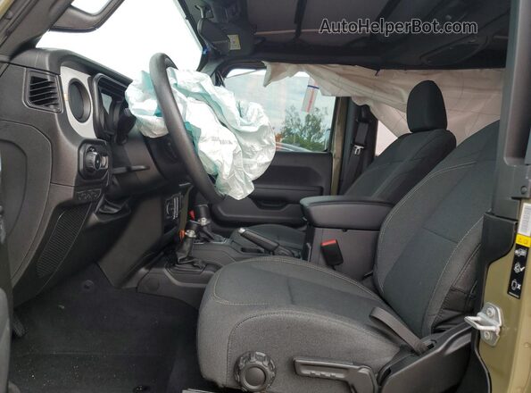 1C4PJXAN6SW508794 2025 JEEP WRANGLER Green Вид салону спереду