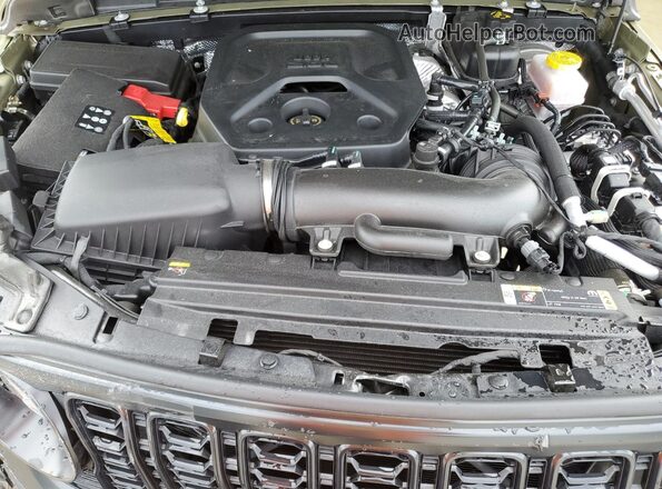 1C4PJXAN6SW508794 2025 JEEP WRANGLER Green Вид задньої частини салону