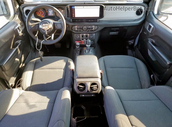 1C4PJXDG0RW264566 2024 JEEP WRANGLER Серый Вид панели приборов