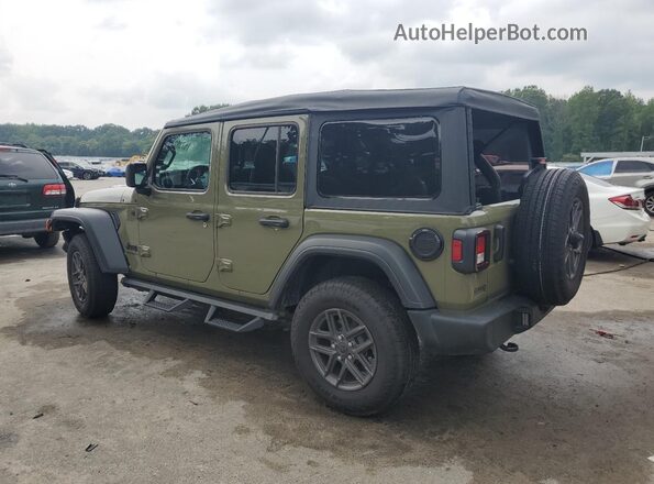 1C4PJXDG5SW563914 2025 JEEP WRANGLER Green Trasero izquierdo