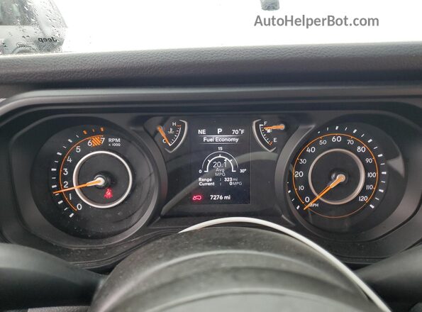 1C4PJXDN4SW513097 2025 JEEP WRANGLER White Вид щитка приладів