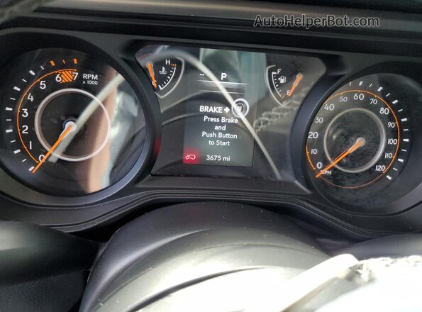 1C4PJXDN6SW598914 2025 JEEP WRANGLER Black Вид щитка приладів