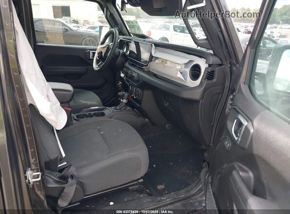 1C4PJXDNXRW102992 2024 JEEP WRANGLER Gray Widok wnętrza z przodu
