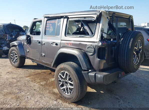 1C4PJXEN8SW528345 2025 JEEP WRANGLER Gray Задня ліва чверть