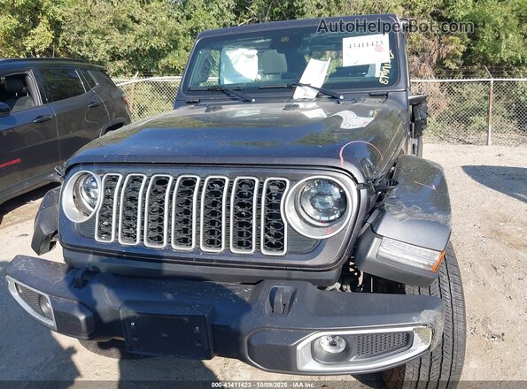 1C4PJXEN8SW528345 2025 JEEP WRANGLER Gray Вид щитка приладів