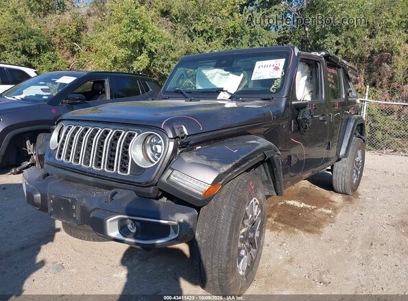 1C4PJXEN8SW528345 2025 JEEP WRANGLER Gray Передня ліва чверть