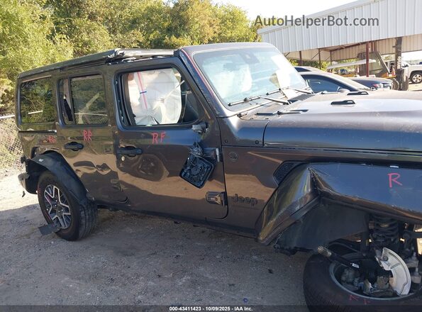 1C4PJXEN8SW528345 2025 JEEP WRANGLER Gray Вид задньої частини салону