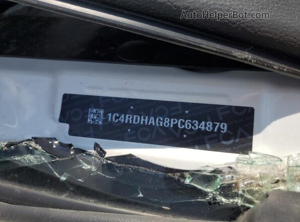 1C4RDHAG8PC634879 2023 DODGE DURANGO White Панорамний вид салону 360°