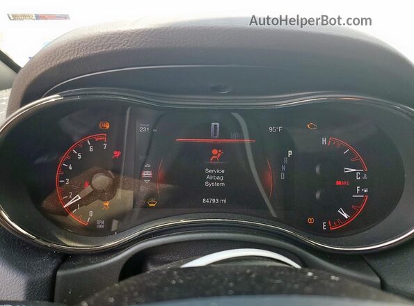 1C4RDHDG2LC325091 2020 DODGE DURANGO White Vista del cuadro de instrumentos