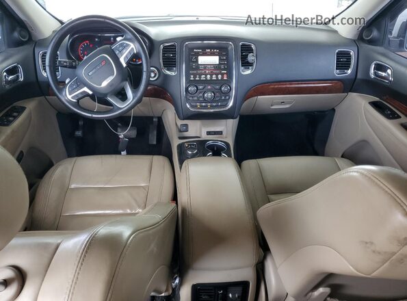 1C4RDJDG5GC360267 2016 DODGE DURANGO Белый Вид панели приборов