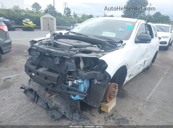 1C4RDJDG8LC229912 2020 DODGE DURANGO Белый Передняя левая четверть