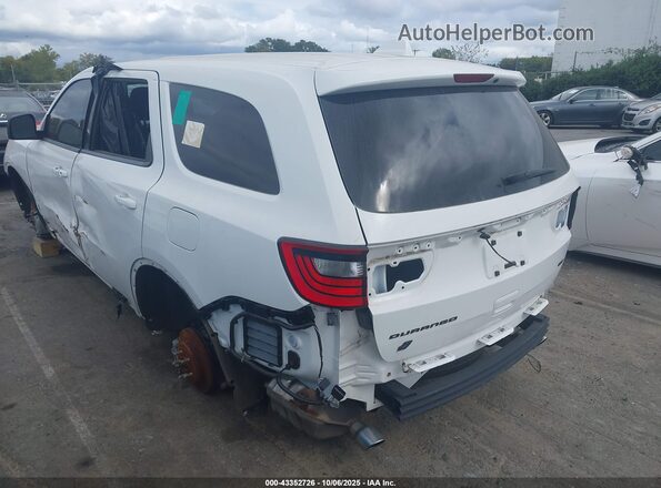 1C4RDJDG8LC229912 2020 DODGE DURANGO Белый Задняя левая четверть