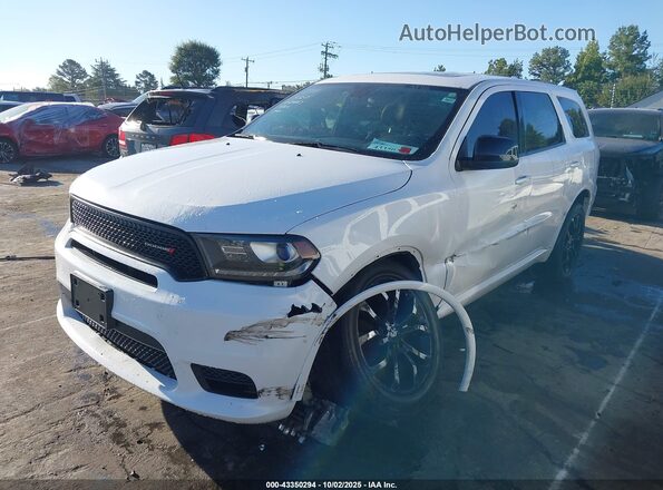 1C4RDJDGXLC230253 2020 DODGE DURANGO White Vista tres cuartos delantera izquierda