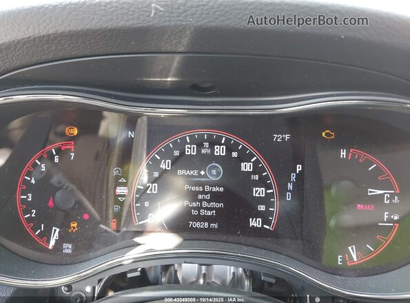 1C4RDJDGXLC412230 2020 DODGE DURANGO Red Հետևի նստատեղերի տեսք