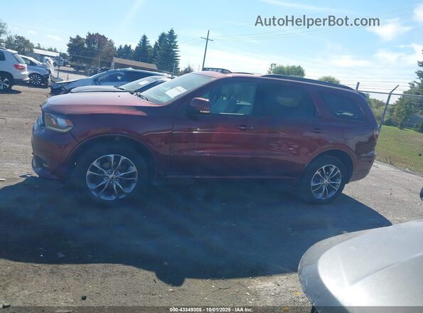 1C4RDJDGXLC412230 2020 DODGE DURANGO Red Սալոնի 360 աստիճան տեսք