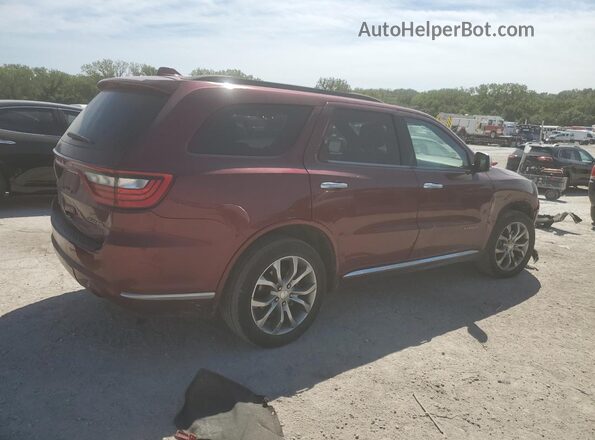 1C4RDJEG7JC404677 2018 DODGE DURANGO Maroon Tył prawy