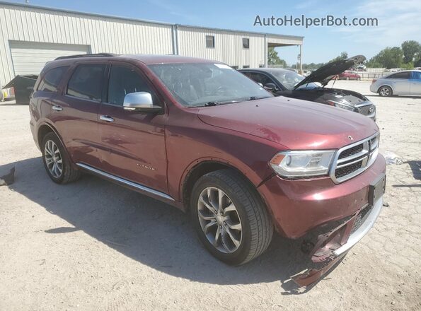 1C4RDJEG7JC404677 2018 DODGE DURANGO Maroon Przód prawy