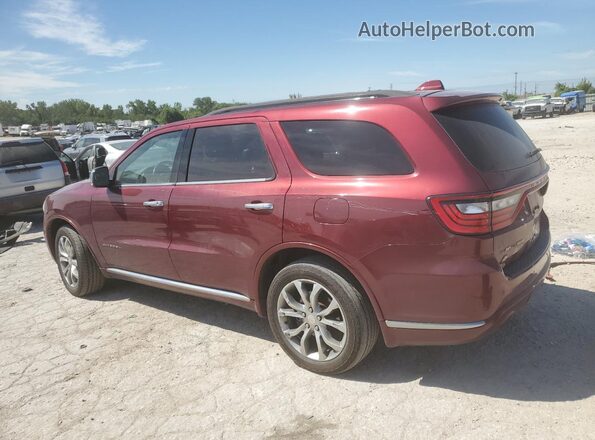 1C4RDJEG7JC404677 2018 DODGE DURANGO Maroon Tył lewy