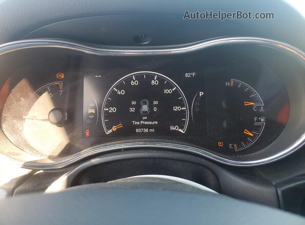 1C4RJEAGXLC182225 2020 JEEP GRAND Gray Widok zestawu wskaźników