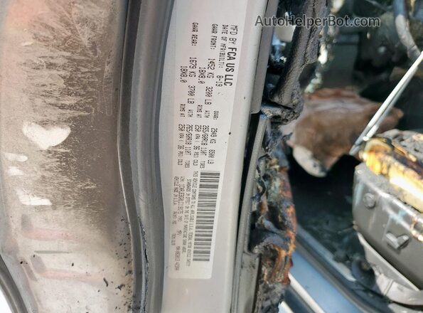 1C4RJEBG0LC118175 2020 JEEP GRAND Silver VIN sticker view