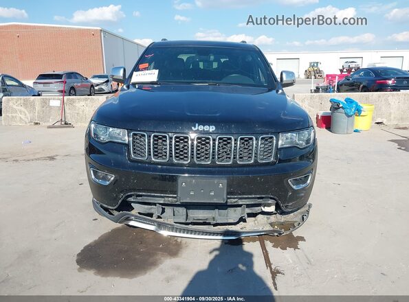 1C4RJEBG3LC428076 2020 JEEP GRAND CHEROKEE Black ხელსაწყოთა პანელის ხედი