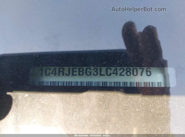 1C4RJEBG3LC428076 2020 JEEP GRAND CHEROKEE Black 