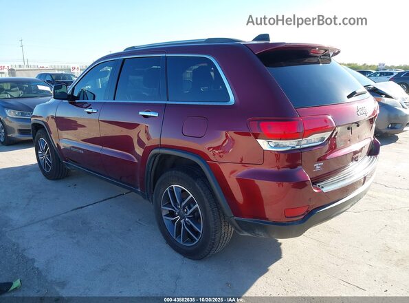 1C4RJEBG5LC182552 2020 JEEP GRAND CHEROKEE Maroon Rear left
