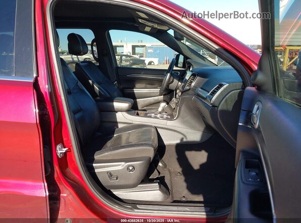 1C4RJEBG5LC182552 2020 JEEP GRAND CHEROKEE Maroon Front interior view