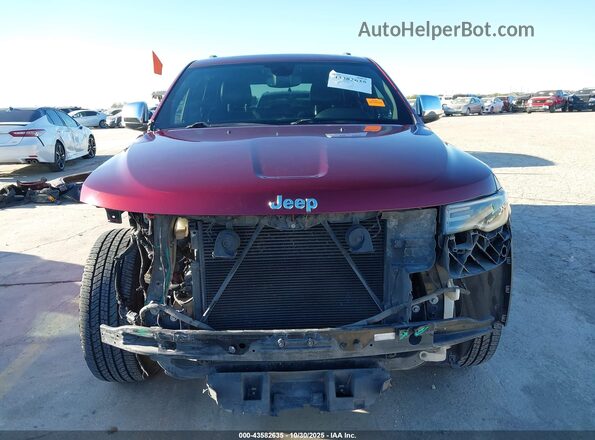 1C4RJEBG5LC182552 2020 JEEP GRAND CHEROKEE Maroon Rear interior view