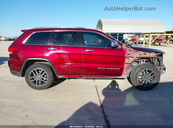 1C4RJEBG5LC182552 2020 JEEP GRAND CHEROKEE Maroon 360 interior view